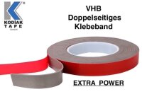 VHB Doppelseitiges Montageband Foam Tape Grau 10 mm x 3 m
